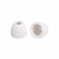 Uxcell 50pcs Ceramic Electrical Insulator 5mm Dia Tapered Porcelain Tube Beads High Temperature Max 1000c For Oven 