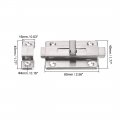 Uxcell Sliding Lock Barrel Bolt 4pcs 3-inch Stainless Steel Door Latch With Screws
