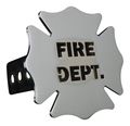 Custom Hitch Covers 12633-chrome Fire Dept Cover 2 