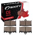 Sixity C6 Front Ceramic Brake Pads For Kawasaki Zr1100 A1 A2 A3 A4 Zephyr 1992-1995 Complete Set 