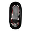 Blazer C562catm Led 6-inch Oval Stop Tail Turn Park Amber Light Clear 