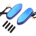 Httmt- Led Signal Blue Mirror Block Off Base Plate Compatible With Suzuki 05-08 Gsxr1000 06-12 Gsxr600 Gsxr750 P N Mt222-010a A