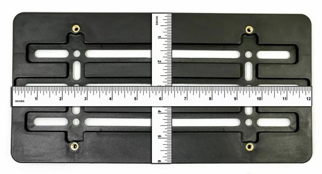 Eaccessories Ea Front License Plate Mount Frame Tag Bracket For Mitsubishi Fusoa Bracket With 2 Screws 4 Bolts Built-in Nuts A