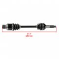 Caltric Rear Left Complete Cv Joint Axle Compatible With Yamaha Kodiak 400 Yfm400fa 4wd 2005 2006