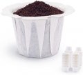 Disposable Coffee Filter Paper For Keurig Brewers Single Serve 1 0 And 2 200 Count Replacement Liner All Reusable K Cup Pod 