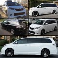 Jdm Smoke Tinted Window Visor Rain Sun Shade Guard Compatible With For 2011-2019 Toyota Sienna
