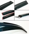Jdm Smoke Tinted Window Visor Rain Sun Shade Guard Compatible With For 2011-2019 Toyota Sienna