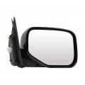 Ocpty Black Right Side Mirror Fit For 2006-2014 Honda Ridgeline Smooth Glass Manual Folding