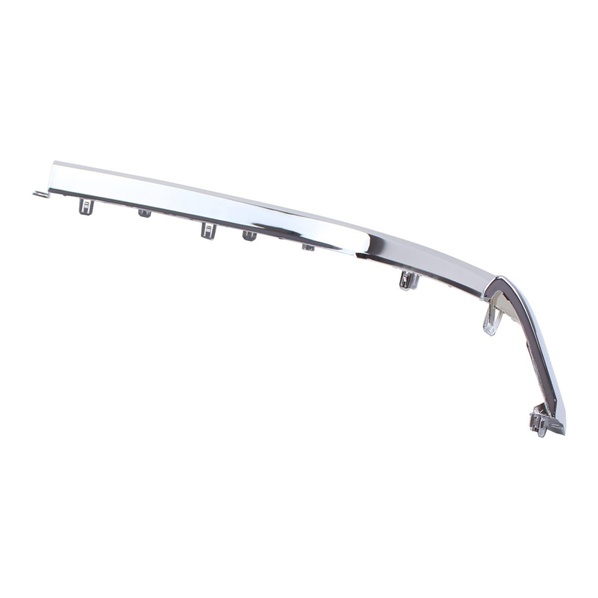 2pcs Chrome Front Bumper Grille Lower Molding For Mazda 3 2017 2018 Driver And Passenger Side Silver Bane-50-7k1