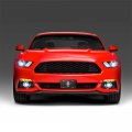 Ipick Image For Ford Mustang Tri-bar 3d Dome Logo On 100 Real Black Carbon Fiber License Plate
