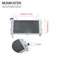 Aluminum Radiator Replacement For Gsr750 2011 2012 2013 2014 2015 2016 Chrome Finish Reinforced Frame Motorcycle Cooling System