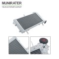 Aluminum Radiator Replacement For Gsr750 2011 2012 2013 2014 2015 2016 Chrome Finish Reinforced Frame Motorcycle Cooling System