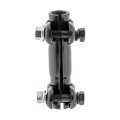 Tie Rod End Adjusting Sleeve For 1991 1992 1993 1994 Ford Explorer Steel Black Medium Thread Front Position 