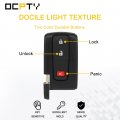 Ocpty Remotes Key Fob For 2004-2009 Toyota Prius 312mhz-mozb31eg 1pcs