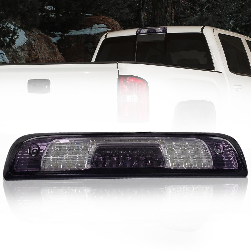 Led 3rd Rear Brake Light For Chevy Silverado 1500 2500 Hd 3500 Gmc Sierra 2500hd 2014-2018 Cargo Tail Lamps Smoky Clear Lens