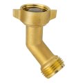 Recpro Rv Water Hose Elbow Adapters Lead-free Brass 45a Or 90a Design Built-in Strainer 45-degree 2-pack 