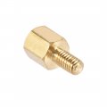 Uxcell M2 5x5mm 5mm Male-female Brass Hex Pcb Motherboard Spacer Standoff For Fpv Drone Quadcopter Computer Circuit Board