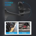 Motorcycle Passenger Floorboards Black Streamline Footboards With Mount Bracket Kits Compatible Street Glide Road King Electra
