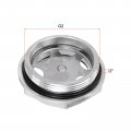 Uxcell Air Compressor Oil Level Gauge Sight Glass G2x2 Male Threaded Aluminum Liquid Indicator Window