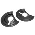 Secos 2pcs Front Brake Dust Shields Left And Right Side Black For Dodge Ram 1500 2002-2010 68232018aa 68232019aa