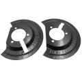 Secos 2pcs Front Brake Dust Shields Left And Right Side Black For Dodge Ram 1500 2002-2010 68232018aa 68232019aa