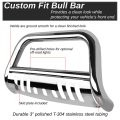 Auto Dynasty For 4runner N280 3 Inches Chrome Bull Bar 6 Black Housing Smoked Lens Fog Lights