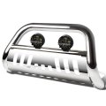 Auto Dynasty For 4runner N280 3 Inches Chrome Bull Bar 6 Black Housing Smoked Lens Fog Lights