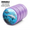 Coral Reef Dolphin And Shipwreck Valve Stem Caps For Tire Rim Wheel Aluminum Purple
