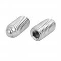 Uxcella M10x20mm 304 Stainless Steel Spring Hex Socket Ball Point Grub Set Screws 8pcs