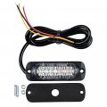 16pcs Amber White Ultra Slim 12w 4-led Warning Emergency Construction Strobe Lights For Car Truck 4x4 Atv Utv Suv Van