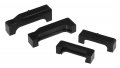 Prothane 7-1713-bl Black Urethane Gm Style Small Block Engined Radiator Isolators 
