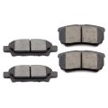 Rear D1037 Ceramic Disc Brake Pad Set With Hardware For Chrysler 200 Sebring Dodge Avenger Caliber Jeep Compass Patriot