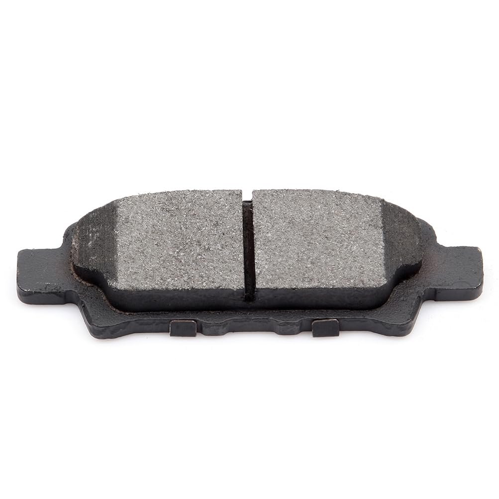 Rear D1037 Ceramic Disc Brake Pad Set With Hardware For Chrysler 200 Sebring Dodge Avenger Caliber Jeep Compass Patriot