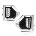Fog Lights Led Switchback For Gmc Sierra 1500 Denali Slt At4 Models Only 2019-2021 Not Fit Elevation Sle Base Switch Bezel Lamp