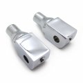 Httmt Chrome Foot Pegs Adapter Compatible With 1999-2006 Yamah Road Star