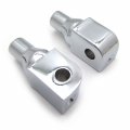 Httmt Chrome Foot Pegs Adapter Compatible With 1999-2006 Yamah Road Star