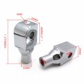 Httmt Chrome Foot Pegs Adapter Compatible With 1999-2006 Yamah Road Star
