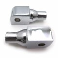 Httmt Chrome Foot Pegs Adapter Compatible With 1999-2006 Yamah Road Star