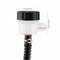 Rear Foot Brake Pump Motorbike Atv Dirt Bike Folding Hydraulic Master Cylinder Reservoir