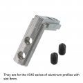 Uxcell L-shape Interior Joint Bracket 4pcs Inside Corner Connectors With M6 Screws For 4040 Series Aluminum Extrusion Profile