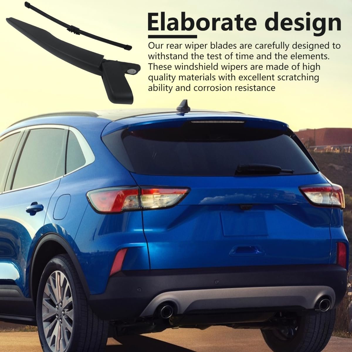 Bb5z17526c Bb5z17528f Rear Wiper Arm Blade-providing A Clear View For 2014 Ford Explorer Xlt Sport Utility 4-door 2 0l 1999cc