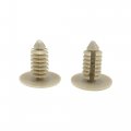 Uxcell 8mm Hole Dia Car Plastic Rivet Fastener 50pcs Beige