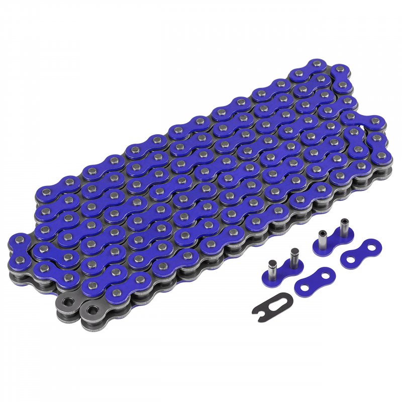 Blue Drive Chain 525 Pitch 120 Links For Suzuki Gsx R750 1998 2018 Includes 2 Master