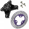 Caltric Front Left Or Right Wheel Hub And Brake Disc Compatible With Honda Trx250x 2009-2020