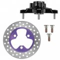Caltric Front Left Or Right Wheel Hub And Brake Disc Compatible With Honda Trx250x 2009-2020