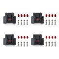 4 Pack Ignition Coil Plug Connector For Toyota Matrix Xrs Wagon 4-door 2 4l 2362cc L4 Gas Dohc Naturally Aspirated 90980-11885