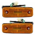 Brock Replacement Set Driver And Passenger Signal Side Marker Lights For 79-83 Celica Land Cruiser Supra Tercel Pickup Truck 