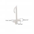 Uxcell Plastic Shelf Support Pegs 5mm -locking Cabinet Clips Shelf Bracket Holder Peg For Kitchen Furniture Book Shelves