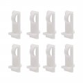 Uxcell Plastic Shelf Support Pegs 5mm -locking Cabinet Clips Shelf Bracket Holder Peg For Kitchen Furniture Book Shelves