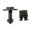 Engine Splash Shield Retainer For Audi 100 Quattro 1992 1993 1994 Nylon Black Fasteners 0 91 In Length 10 Pieces Replacement 